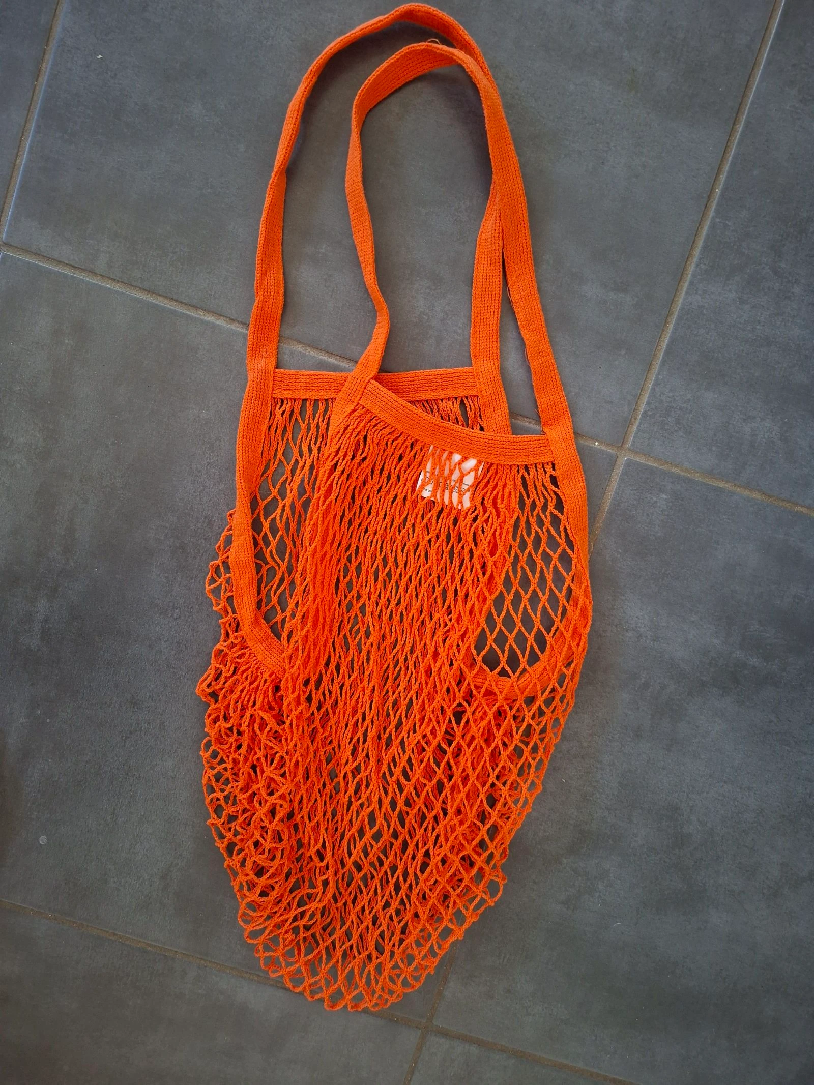 1 sac filet extensible neuf orange